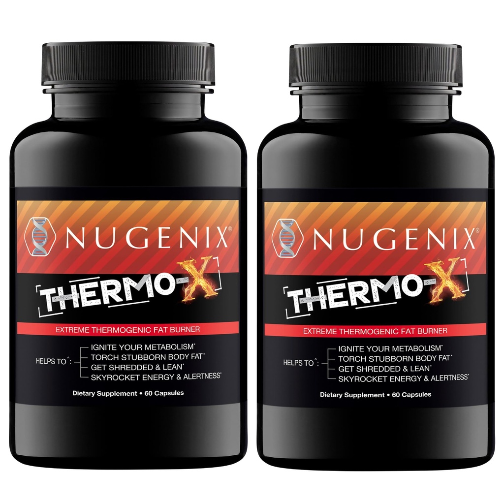 Nugenix Thermo-X: Thermogenic Fat Burner Supplement für Männer, Extreme Metabolic Accelerator, 120 Zähler