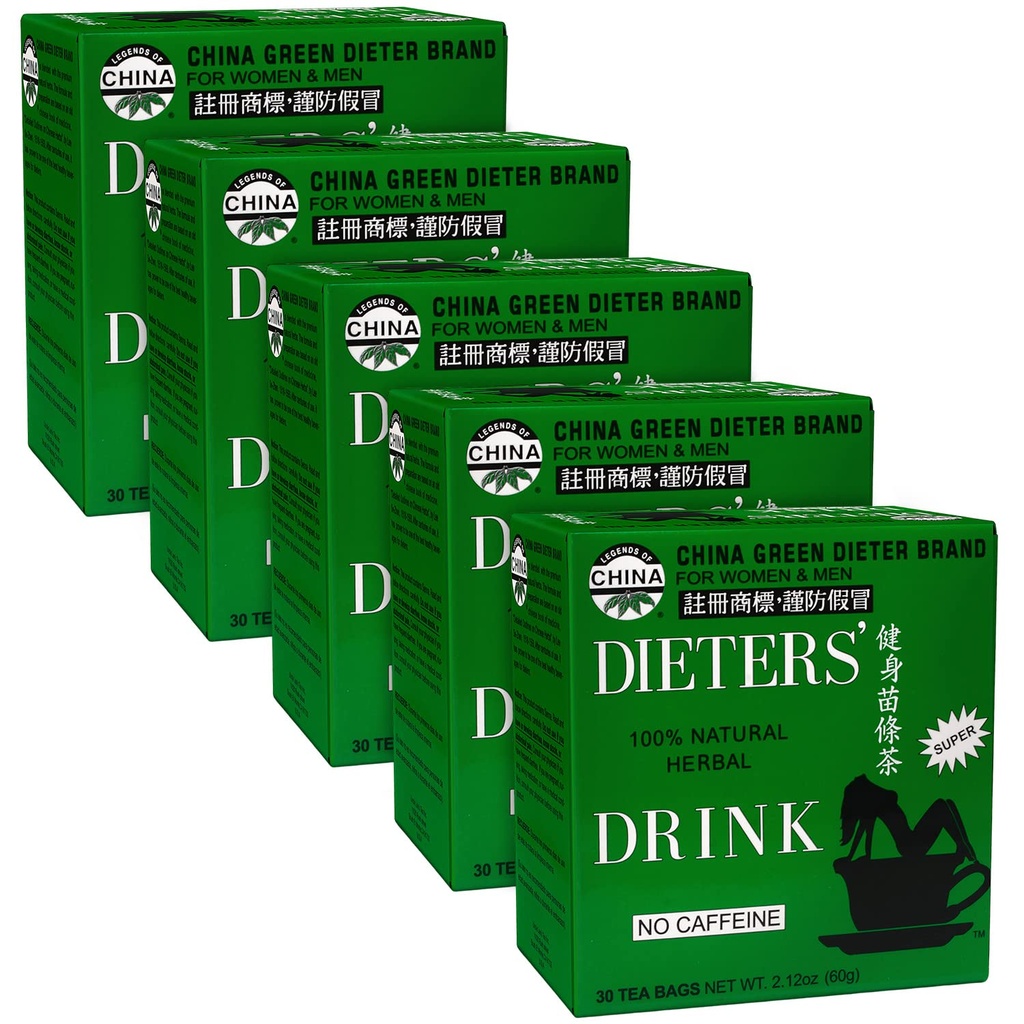 Onkel Lee's Tee-Detox-Tee mit Senna Laxative, Constipation Relief für Erwachsene, unterstützt ein gesundes Gewicht, Koffein-freie Kräutertee Bags, 30 Count (Pack von 5)