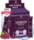 KEY NUTRIENTS Elektrolyt-Pulver-Packets - Fruity Grape 40 Pack Hydration Packets - Travel Hydration Powder - Kein Zucker, keine Kalorien, Glutenfrei - Made in USA