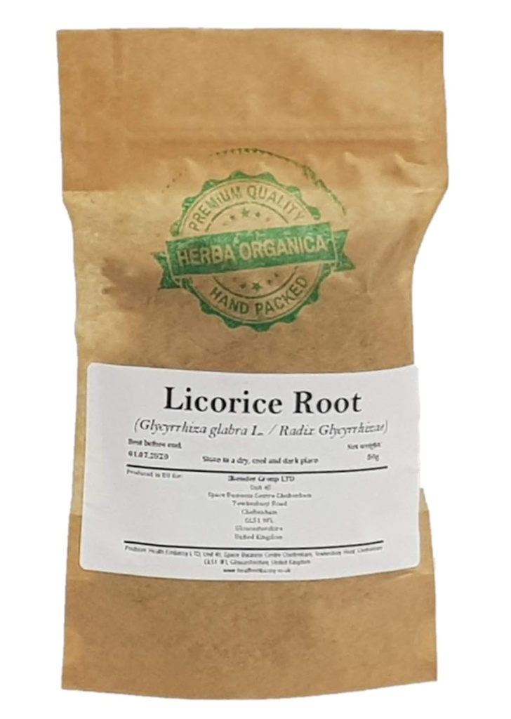 Racine de réglisse Herba Organica - Glycyrrhiza Glabra L - Liquorice (50g)