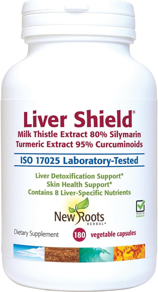 NEU ROOTS HERBAL Liver Cleanse Detox & Repair Supplement, 8-in-1 Formel der Milchdistel, Curcumin, Artichoke, Dandelion, Red Beet, Radish, Schizandra, Fatty Liver Support (180 Kapseln)