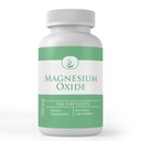 Ingrédients originaux purs Oxyde de magnésium, (100 capsules) Toujours pur, sans additifs ou remplisseurs, laboratoire vérifié