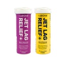 1ABOVE Jet Lag Relief Effervescent Multivitamine avec supplément de voyage Pycnogenol pour l'hydratation, l'énergie, le support immunitaire - Vol essentiel - Citrus 10ct et Berry 10ct