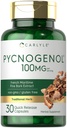 Carlyle Pycnogenol 100mg.30 Capsules Extrait d'écorce de pin Maritime française Pinus Pinaster.