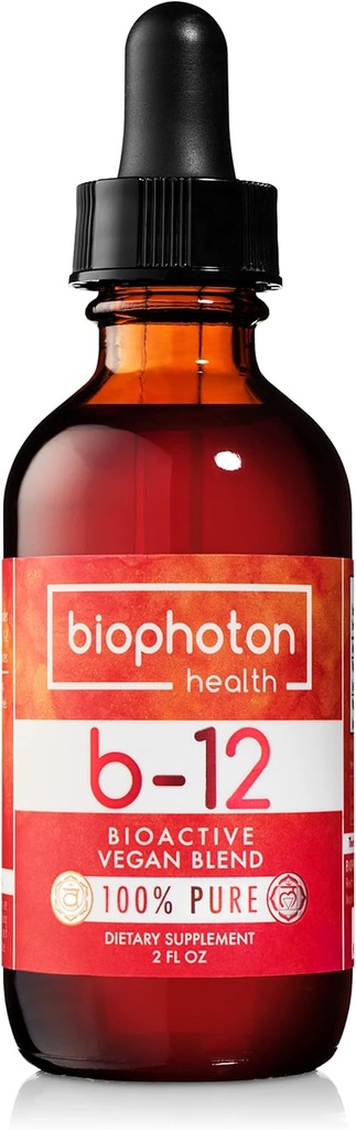 Liposomale Vitamin B12 Flüssige Ergänzung - Bioaktive Methylmischung - Vegan & Non GMO - Organisches Glycerin & Zucker Frei (2 Fl Oz)