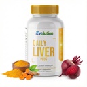 Daily Liver Plus Liver. 60 Capsules Liver Nettoyer la désintoxication et le supplément de soutien avec le chardon, le dandelion, le curcuma, l'artichaut pour améliorer la santé et la réparation du foie - Idéal pour une utilisation quotidienne