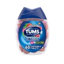 TUMS Chewy Bites Antacid Tablets für Kaubares Heartburn Relief und Säure Indigestion Relief, sortierte Beeren - 60 Count