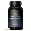 Inessa Daily Biotics - Probiotiques pour les femmes en santé digestive avec technologie de libération retardée - Probiotique avancé avec 10 milliards CFU - Lactobacillus Rhamnosus Strain 60 Capsules végétaliennes pour hommes et femmes