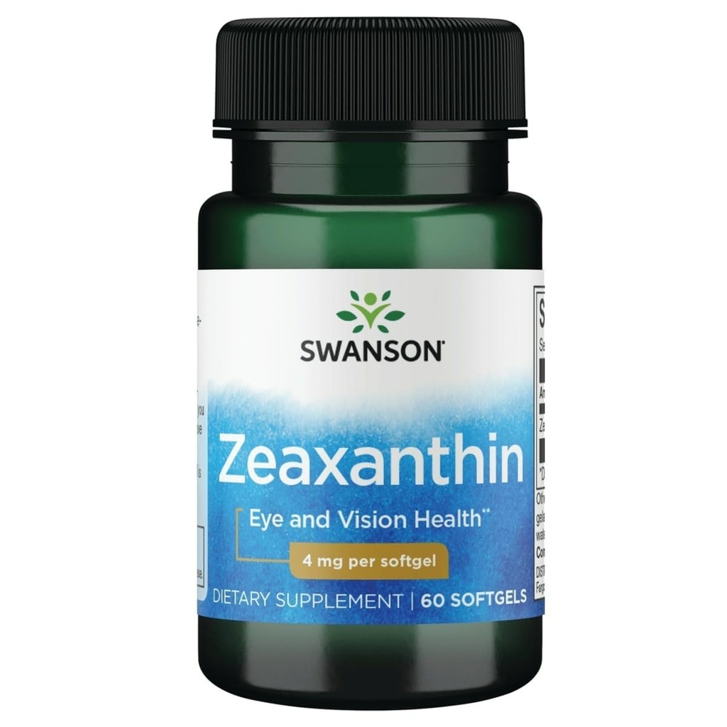 Swanson Zeaxanthin 4 Milligramme 60 Sgels