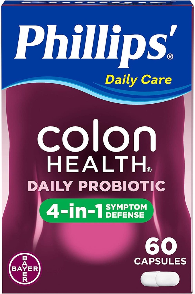 Phillips' Colon Health Probiotique Capsules, 60 Nombre