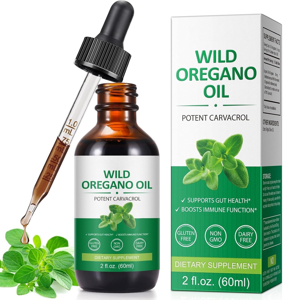 Oregano Öl, Öl von Oregano Kann für Mann und Frau - 2 Fl oz