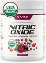 Snap Supplements USDA Organic Beet Root Powder, 3-in-1 Nitric Oxid Supplement, Unterstützung gesunden Blutdruck und Blutzirkulation, 250g (Mixed Berry)