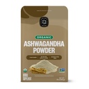 FGO Organic Ashwagandha Root Powder, 16oz wiederverschließbare Bulk Bag, Non-GMO, Indian Ginseng, Withania Somnifera, Quelled aus Indien (Pack von 1)