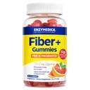 Enzyme Fiber+ Gummie mit Präbiotika & Probiotika für tägliche Regelmäßigkeit, Vegetarisch, 5g Faser, natürliche Faser-Ergänzung, für Männer & Frauen, Blut Orange Geschmack, 90 ct