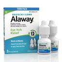 Alaway Antihistamin Augentropfen für juckende Augen, Fast-Acting, Bis zu 12-Hour Augen Itch Relief, Klinisch getestet Rezept-Strength Formel, 0.34 Fl Oz (Pack von 2)