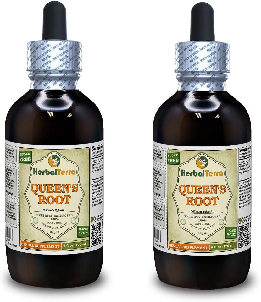 Queen's RootStil (Brand Name: HerbalTerra, Proudly Made in USA) 2x4 fl.oz (2x120 ml)