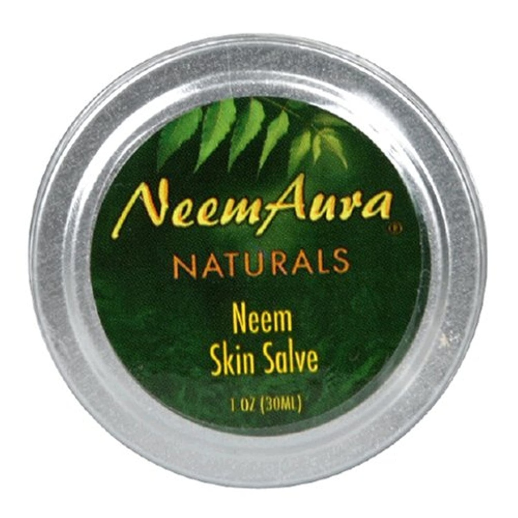 Neemaura Naturals Neem Skin Salve, 1 Unze (30 ml) (Pack mit 4)