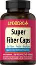 Lindberg Super Fiber Supplement | 180 Kapseln | Oat, Pectin, & Psyllium | Non-GMO & Gluten Kostenlos