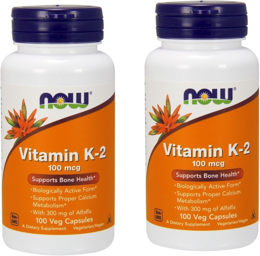 Alimentations Vitamine K-2 100 mcg - 100 Vcaps ( Multi-Pack)
