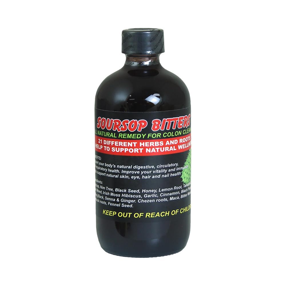 Generisches Soursop Bitters –8oz – Immununterstützung – Natürliche Bitter Soursop mit Botanischen Extrakten