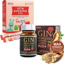Gin Hongsam Saponin Kapsel Plus + VITA Ginseng Kids Premium Bundle