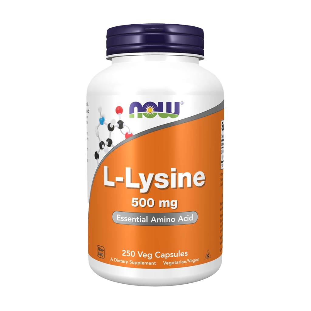 Jetzt Lebensmittel L-Lysine 500 Milligramme, 250 Tabletten