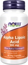 JETZT Nahrungsergänzungsmittel, Alpha-Liposäure 100 mg mit Vitaminen C & E, freie Radikalfänger*, 60 Veg-Kapseln