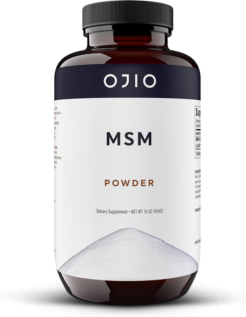 Pure OptiMSM MSM Powder - MSM Supplement - Gelenk, Haut, Haar, Nägel - Kosher, Vegan, Glutenfrei, Non-GMO, Keine Pesticides oder Herbicides - 16 oz (Pack von 1)