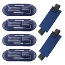 6 Pack Hot and Cold Gel Ice Packs for Injuries Reusable for Pain Relief