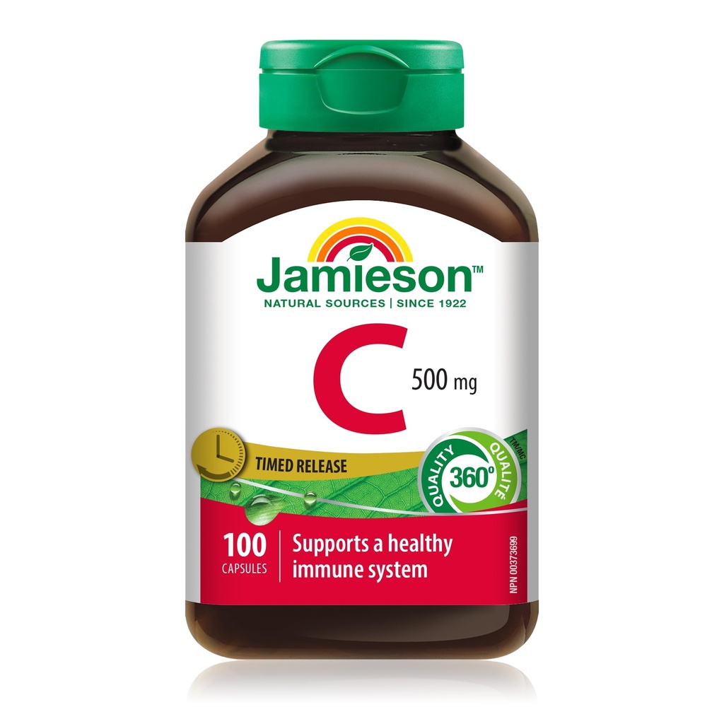 Jamieson Vitamine C 500 mg Capsule à libération différée