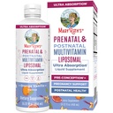 MaryRuth Organics Prenatal & Postnatal Multivitamin für Frauen | Sugar Free | Formuliert für Pre-Conception, Pregnancy & Nursing | Pränatale Vitamine | Vegan | Non-GMO | Gluten Free | 30 Servicings