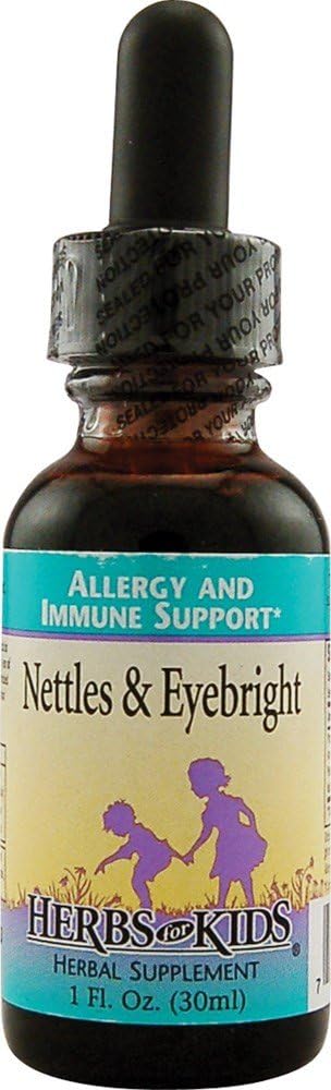 Herbs for Kids Nettles and Eyebright, 1 once - 3 par cas.