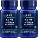 Lebensverlängerung 5-LOX Inhibitor mit AprèsFlex 100 mg, 60 vegetarische Kapseln (Pack von 2)