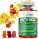 Gommies multi-B de vitamines pour enfants - avec complexe B6 B12 B9 (Flate) B7 (Biotine) B5 (acide pantothénique), A, C, D, E, Zinc, Iodine, Inositol – Énergie, système nerveux, soutien immunitaire