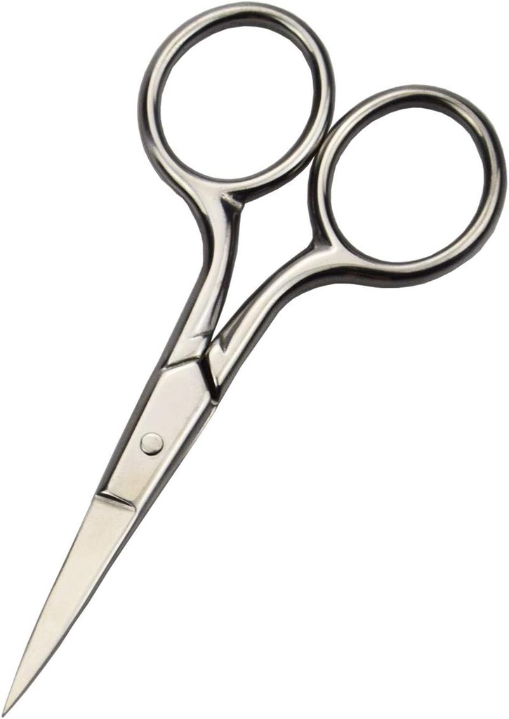Professionelle Grooming Scheren für persönliche Pflege Gesichtshaarentfernung und Ohr Nasen Augenbraue Trimmen Edelstahl Feine gerade Spitze Scheren Männer