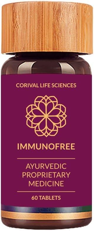 Biogetica Immunfreie Kräuterergänzung für Immununterstützung - Natürliche potente Mischung aus Tulsi, Kalmegh, Yashtimadhu & Giloy für Immune Boost - 100% Vegan - 60 Tabletten
