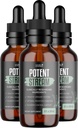 PotentStream gouttes - Formule originale, supplément liquide naturel avec des extraits de plantes