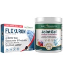 Produits de pureté Flexuron Formule articulaire + Gel articulaire Flexuron (huile de krill, acide hyaluronique à faible poids moléculaire, astaxanthine) - Gel articulaire en poudre de berry (peptides de collagène bioactif + MSM)