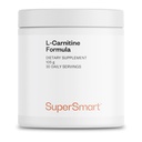 Supersmart - L-Carnitin-Formel (Natural Lemon Flavor) - 2-in-1 mit Acetyl L-Carnitin & L-Carnitin Tartratpulver - Aminosäuren Complex Supplement | Non-GMO & Gluten Free - 105 g