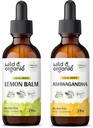 Wild & Organic Zitronenschale Tinktur 2 fl oz & Ashwagandha Tinktur 2 fl oz
