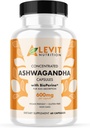 Organic Ashwagandha 600mg - 60 Count (2-Monats-Versorgung) - Vegan - BioPerine für verbesserte Absorption - Stress, Mood & Wellbeing-Unterstützung