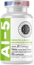 Fortitude intestinale AI-5 - Supplément de gélules digestives avec curcuWIN, curcuma, curcumine, Boswellia Serrata, racine de gingembre et thé vert EGCG pour Gut & DigestiveHealth Support, non-OGM, sans produits laitiers