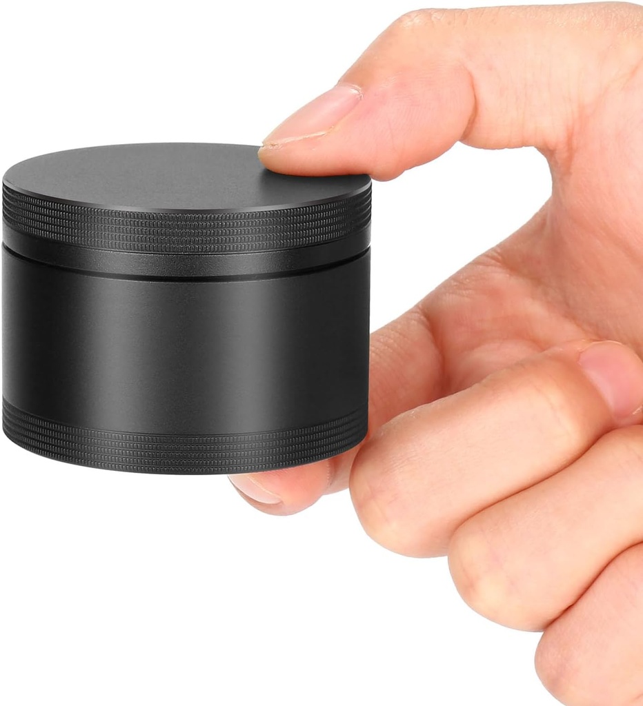 Pill Case Portable Metal, Pill Box quotidien étanche unique pour le voyage, Pill Container, Aluminium Alloy Round Pill Box Organizer Pill Holder for Medicine Vitamine Fish Oils Big Size