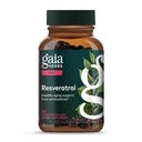 Gaia Herbs Resveratrol 150 - Supplément de soutien antioxydant de beauté et radiance - Fabriqué avec de l'herbe japonaise - Contient 150 mg Trans-Resveratrol par service - 50 Phyto-Capsules liquides (25 jours d'approvisionnement)