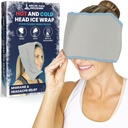 Arctic Flex Migraine Kopfschmerzen Relief Ice Head Wrap - Kopfschmerzen Ice Pack Cap - Flexible Cold & Hot Gel Hat Augenmaske für Verletzungen zu Neck, Schulterspannen Schmerzen - Frost, Hitzetherapie - Kinder, Männer, Frauen