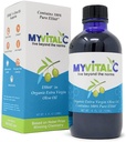 MyVitalC Organic Extra Virgin Olivenöl - Pure ESS60 Antioxidante Ergänzung - für Anti-Aging, Oxidation, Langlebigkeit, Schlaf, Mehr Energie - 120ML