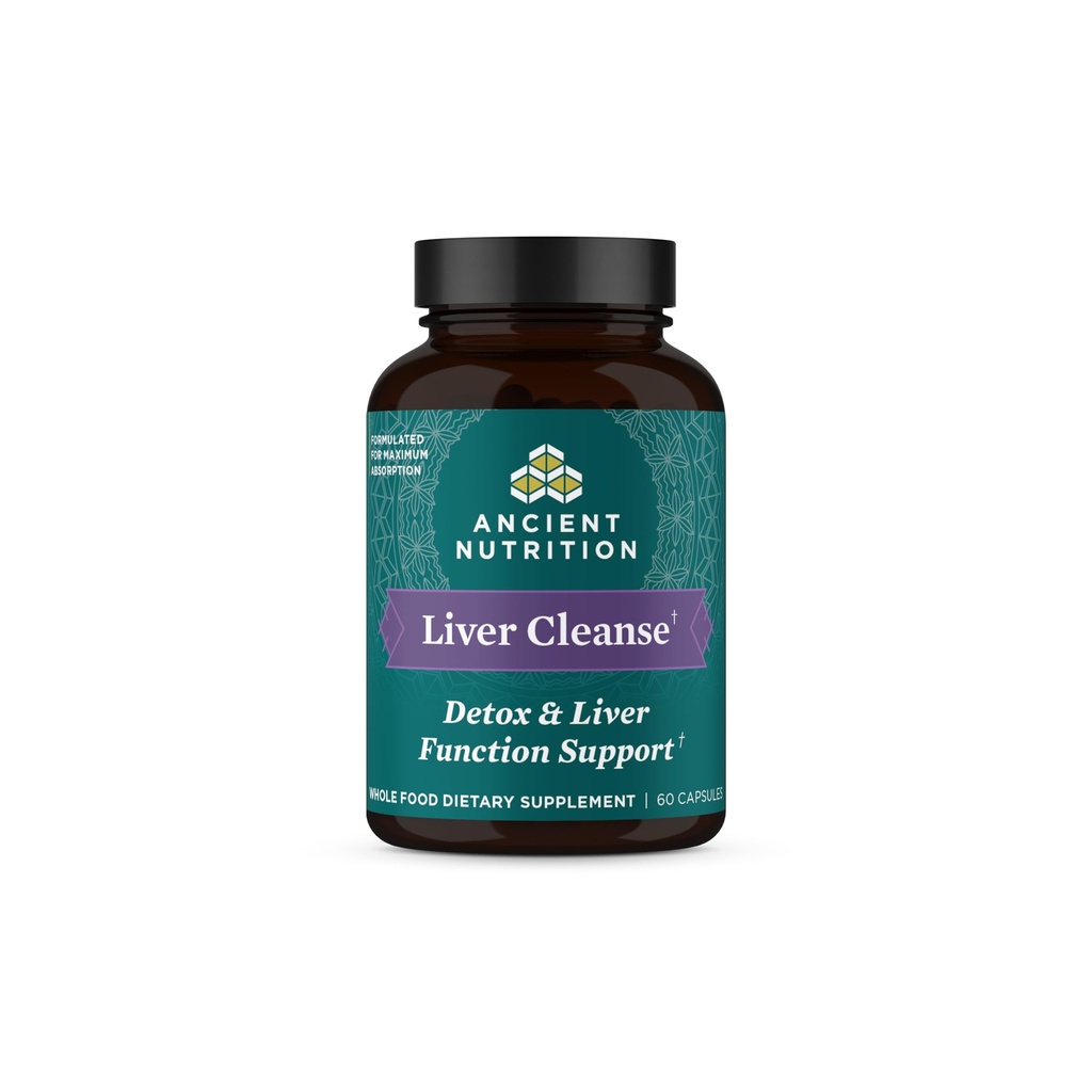 Antike Nahrungs-Leuchtmittel-Detox-Ergänzung, alte Kräuter-Lebensmittel-Reinigung mit Milchdistel, Dandelion Root & Reishi für optimale Leberunterstützung, 1300mg, Glutenfrei, 60 Count