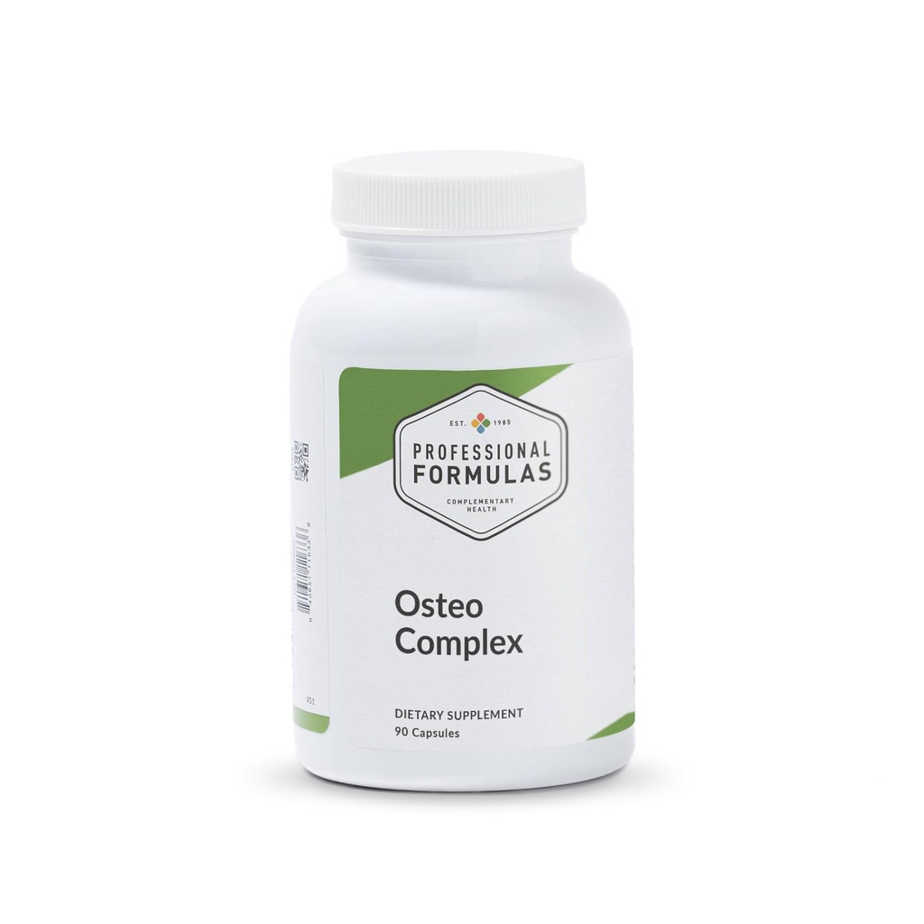 Professionelle Formeln Osteo Complex – Knochendichte Unterstützung mit Calcium, mikrokristalline Hydroxyapatite Plus Magnesium, D3 & Boron für maximale Absorption* - Glutenfrei, Allergiker, 90 Kapseln