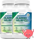Bladder Relief 911 Entgiftungsstärke - für Männer und Frauen bietet Blasenunterstützung, 60 Veggie Kapseln - 2 Pack