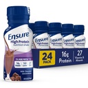 S'assurer d'un Shake nutritionnel à haute teneur en protéines avec 16g de protéines, des substituts prêts à boire, faible teneur en gras, chocolat au lait, 8 fl oz, 24Count